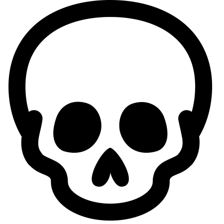 Череп силуэт