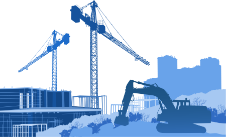 Стройка силуэт