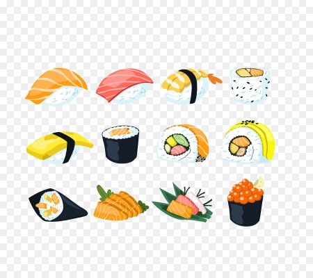 Наклейки роллы