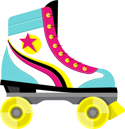 Роликовые коньки вектор