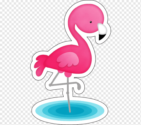 Фламинго мультяшный