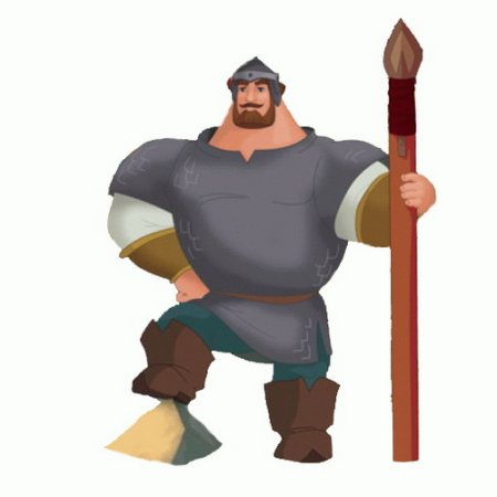 Илья Муромец из мультика три богатыря
