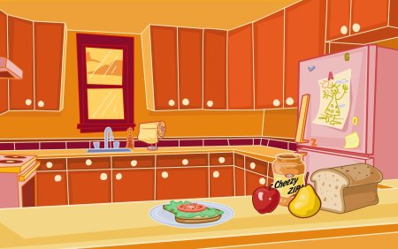Кухня рисунок