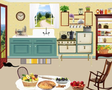 Кухня иллюстрация