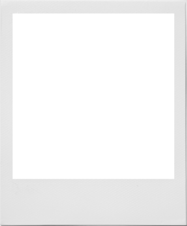 Белая рамка полароид для фотошопа
