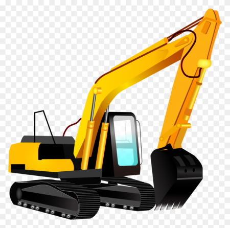 Экскаватор JCB вектор