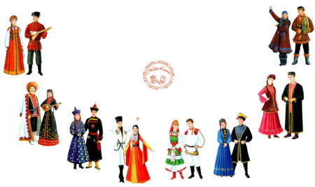 Народы России вектор