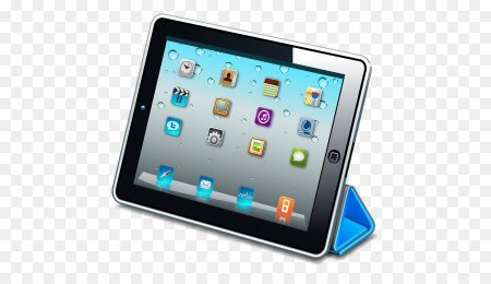 Планшет на прозрачном фоне