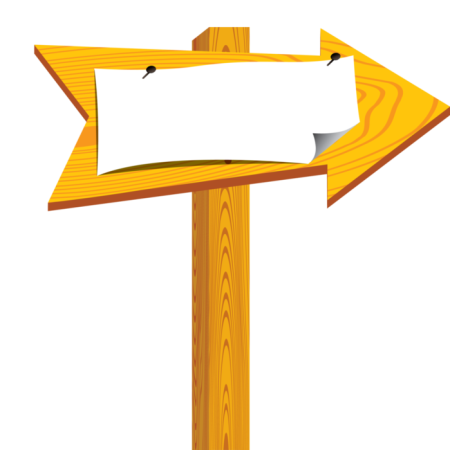 Деревянный указатель
