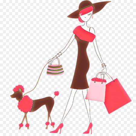 Модные иллюстрации шоппинг