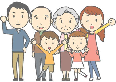 Семья векторный рисунок