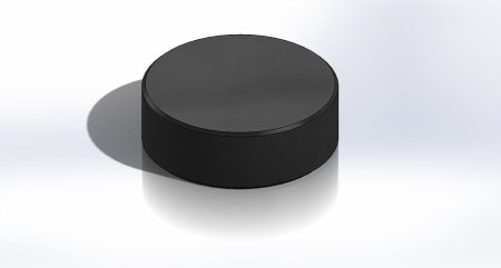 Шайба хоккейная 3d
