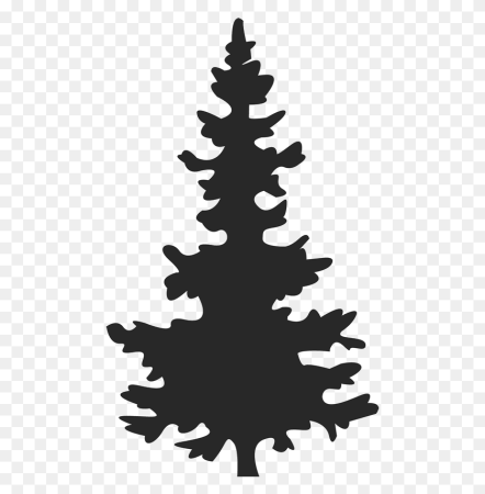 Елка контур клипарт (50 фото)