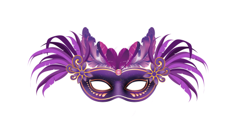 Mardi gras cartoon маски