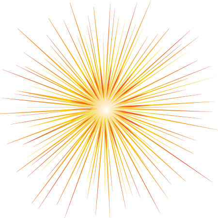 Яркий свет без фона