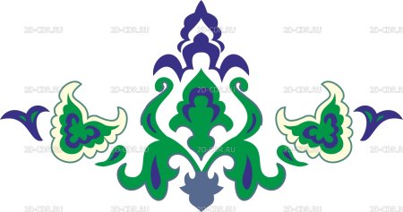 Татарский орнамент тюльпан ТАССР
