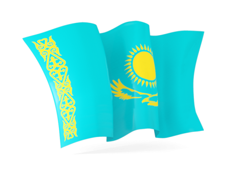 Флаг Казахстана