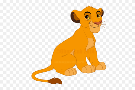 Король Лев Симба с короной