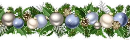 Новогодний бордюр