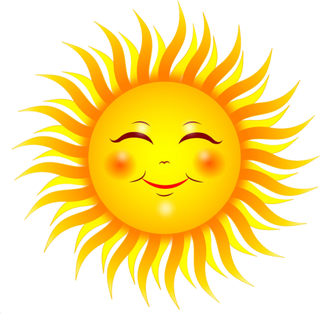 Картинка солнышко клипарт (55 фото)