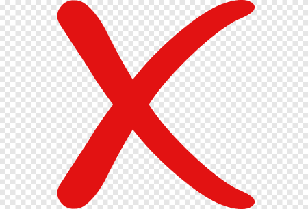 Красный крестик