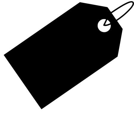 Черная бирка