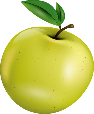 Яблоко зеленое клипарт (54 фото)