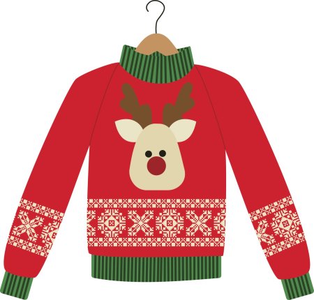 Новогодний свитер для малыша