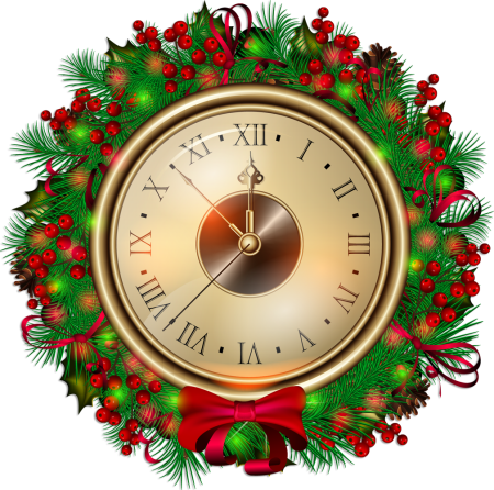 Часы новогодние