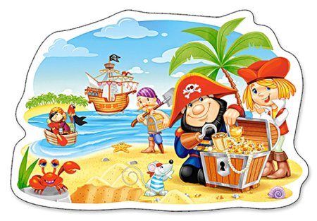 Пазл Castorland 40 Maxi Pirate Treasure