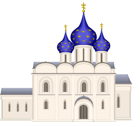 Церковь на прозрачном фоне