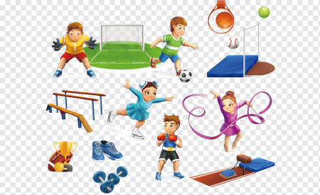 Спортивные дети вектор