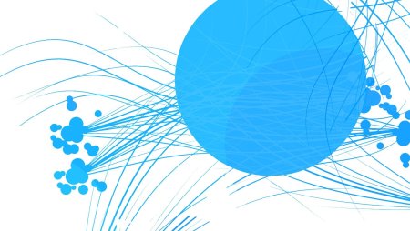 Векторные линии на белом фоне