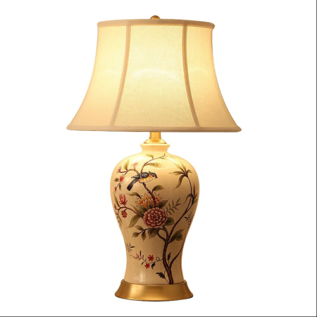Лампа настольная с абажуром Jia Hua b0814/106-HG стиль