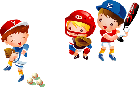 Дети спорт вектор