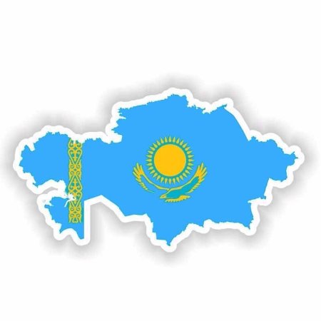 Казахстан мальчик с флаг