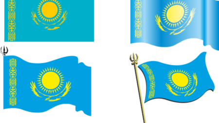 Флаг Казахстана