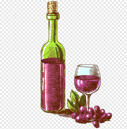 Вино нарисованное