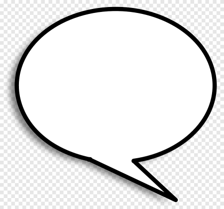 Облачко для текста на прозрачном фоне