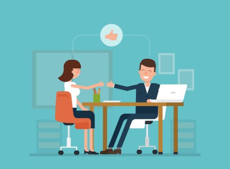 Работодатель иллюстрация