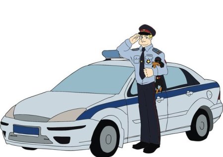 Полицейский рисунок