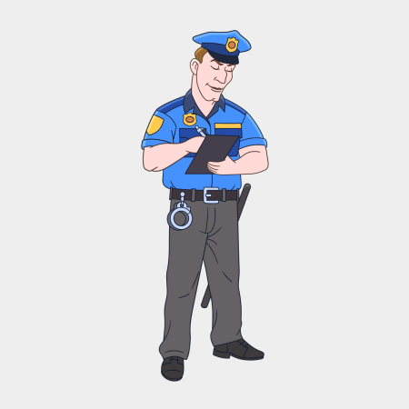 Профессия милиционер для детей