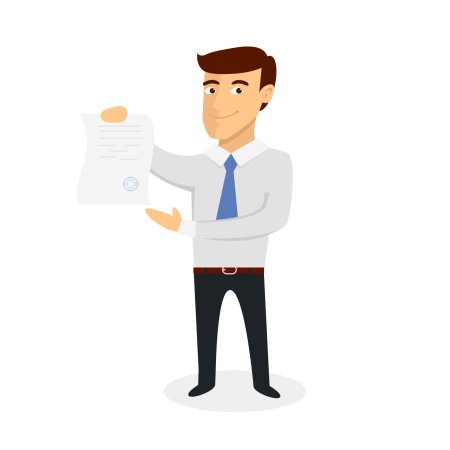 Продавец иллюстрация