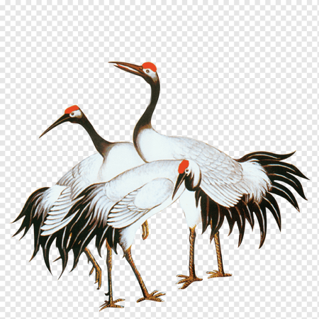 Красный журавль