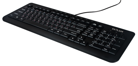 Клавиатура Delux DLK-290ub, Black, USB