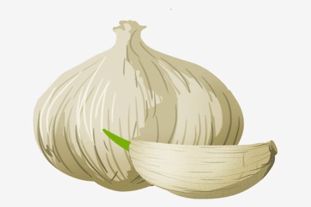 Клипарт чеснок на прозрачном фоне для детей