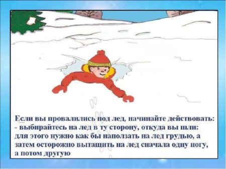 Нельзя выходить на лед