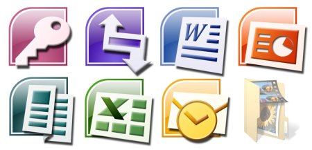 Значки Word excel POWERPOINT