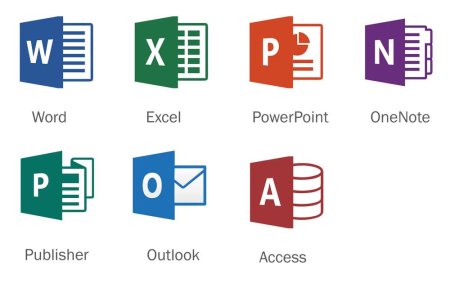 Иконки Word excel