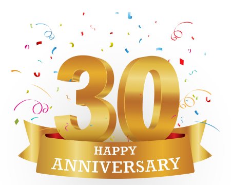 30 Лет надпись